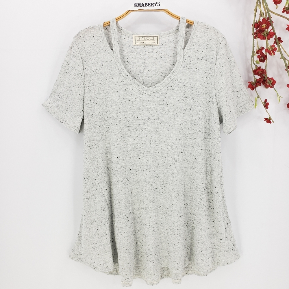 New SINUOUS V-Neck Cut-Out Top